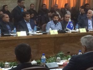 آئین امضای تفاهم نامه همکاری وقراردادهای شرکت ملی مناطق نفت خیز جنوب با کنسرسیوم بین المللی پرگس برگزار شد