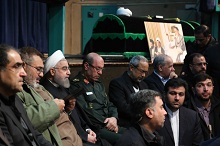 مراسم وداع با آیت الله رفسنجانی صبح امروز+تصاویر