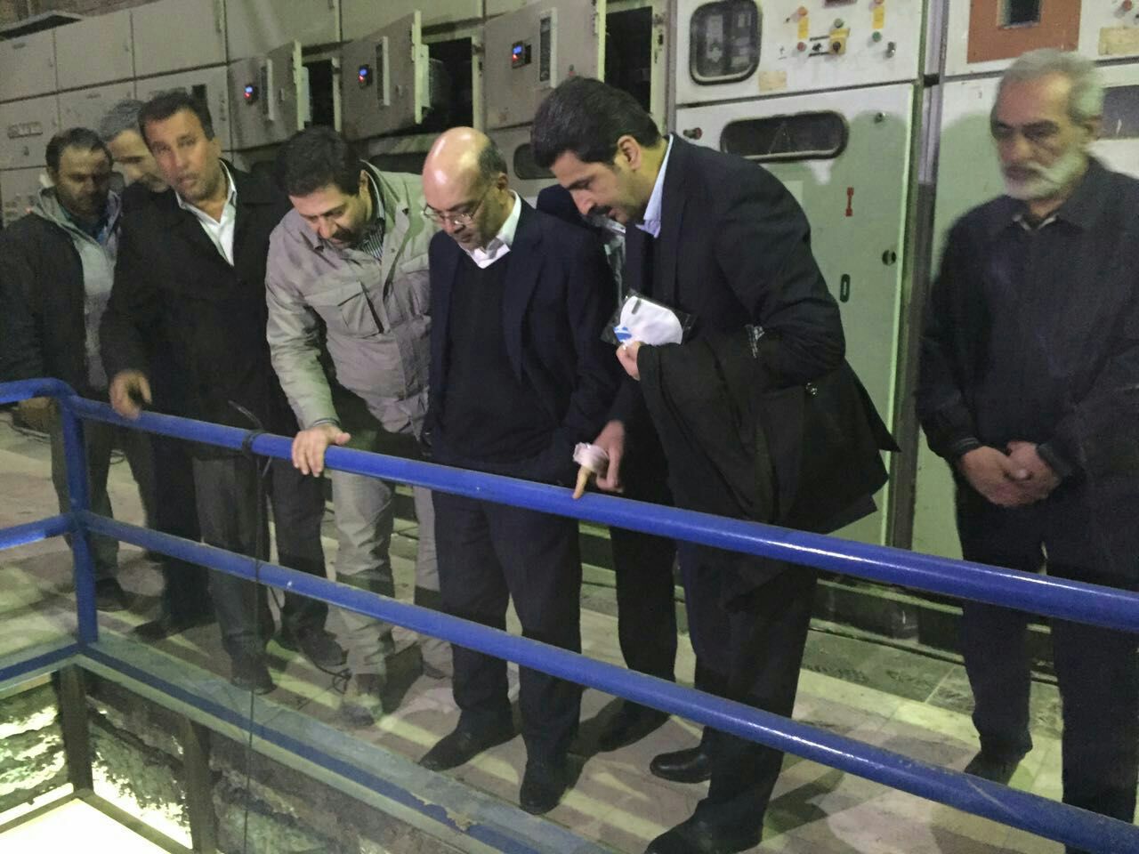 حضور مدیرعامل شرکت مهندسی آبفا کشور در تصفیه خانه های آب اهواز