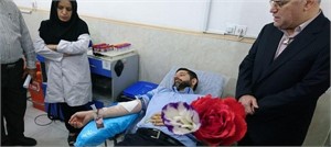 بازدید استاندار خوزستان از سازمان انتقال خون استان و اهدای خون