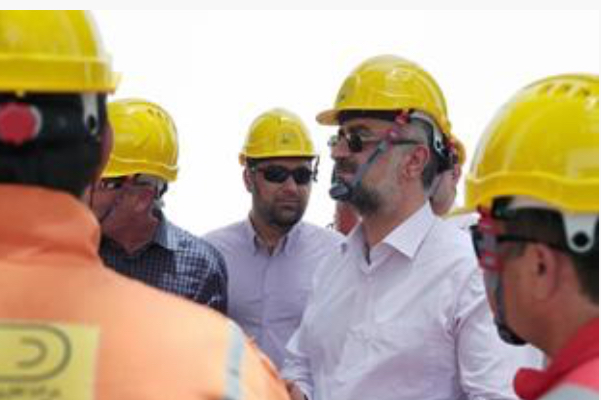 دیدار چهره به چهره و صمیمی مدیر عامل شرکت حفاری شمال با کارکنان و پرسنل عملیاتی دستگاه حفاری خشکی NDC11