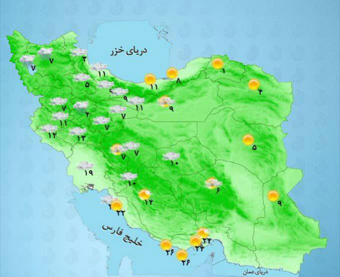 پیش بینی وضع هوا